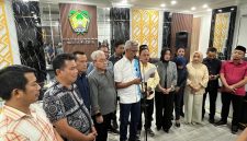 Konferensi pers pansus hak angket DPRD Gowa di Ruang Rapat Lantai 2 Gedung DPRD Gowa, Kamis (25/6/2026)/CARAKDE